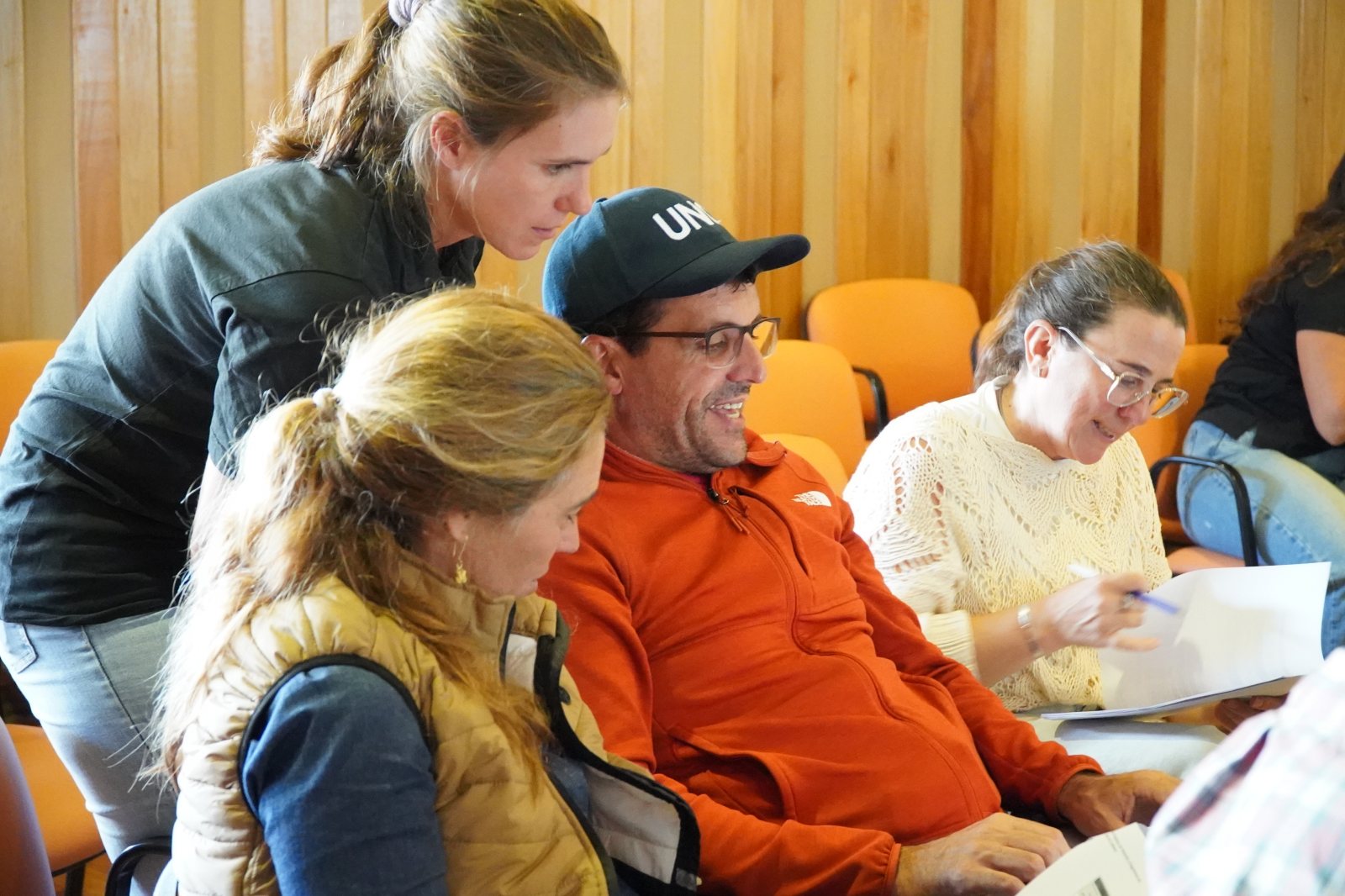 Explicación práctica durante la jornada