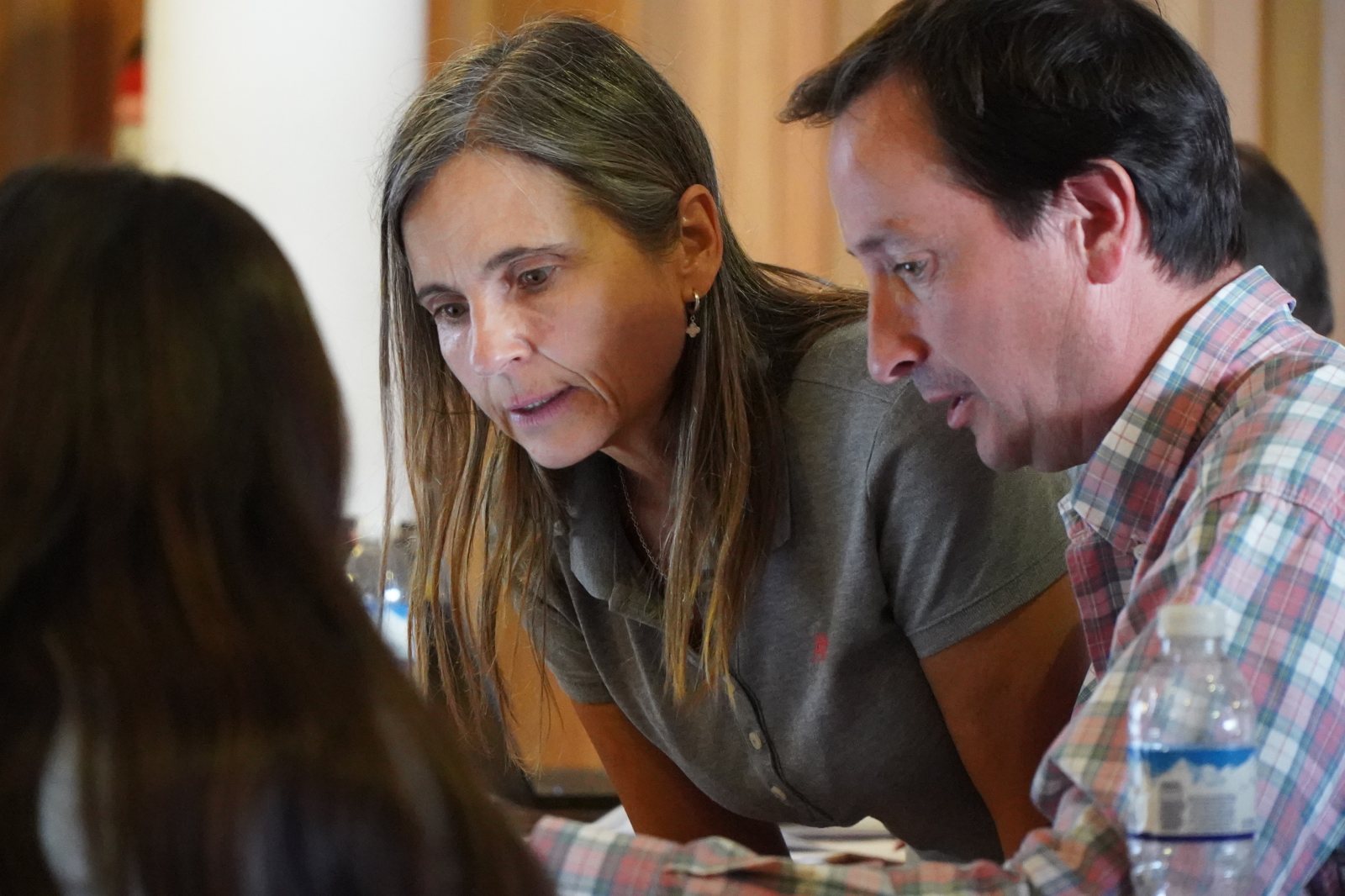 Interacción con participantes durante el taller