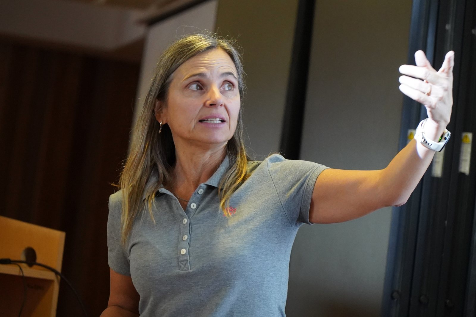 Explicación práctica durante la jornada